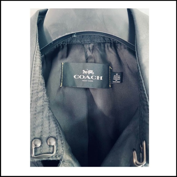 NWT Men’s Coach Trench Coat - Picture 7 of 10